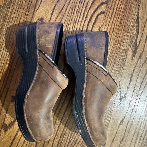Dansko Brown Leather clogs - Picture 4 of 7